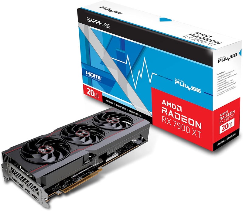 Sapphire 11323-02-20G Pulse AMD Radeon RX 7900 XT Gaming Graphics Card with 20GB GDDR6, AMD RDNA 3 - Image 1